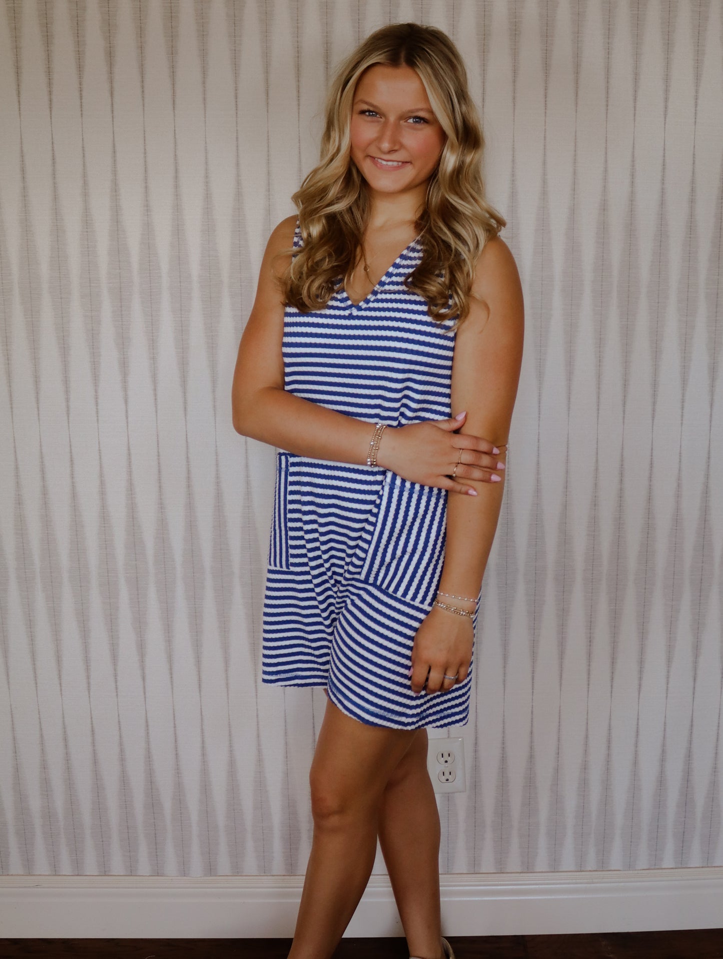 Striped Romper