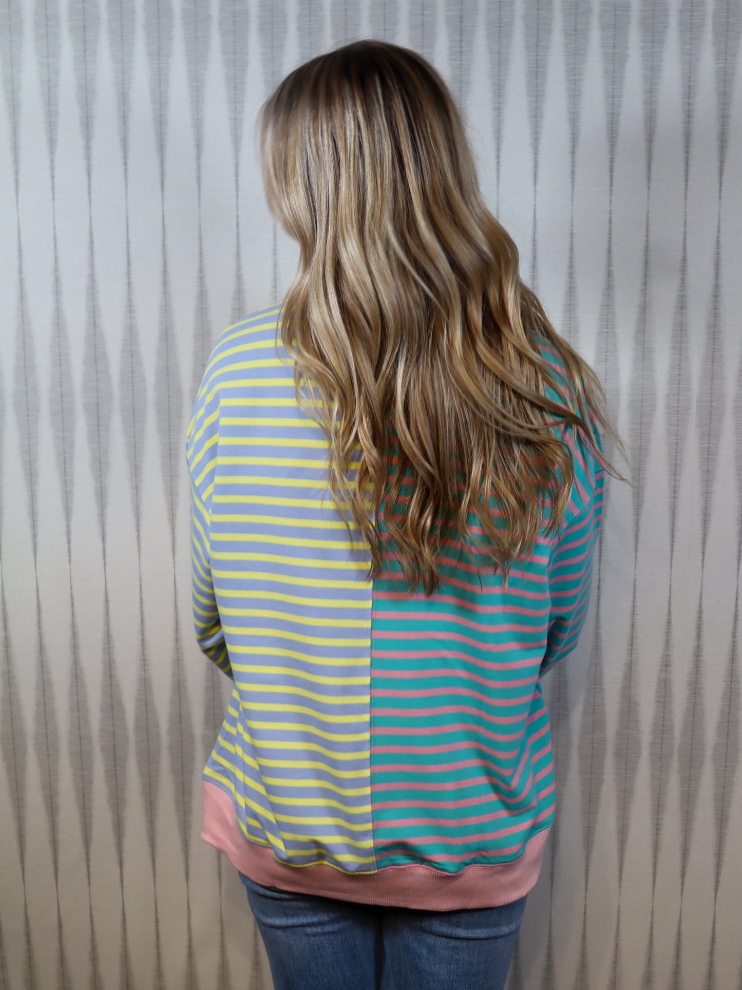 Color Block Stripe Long Sleeve