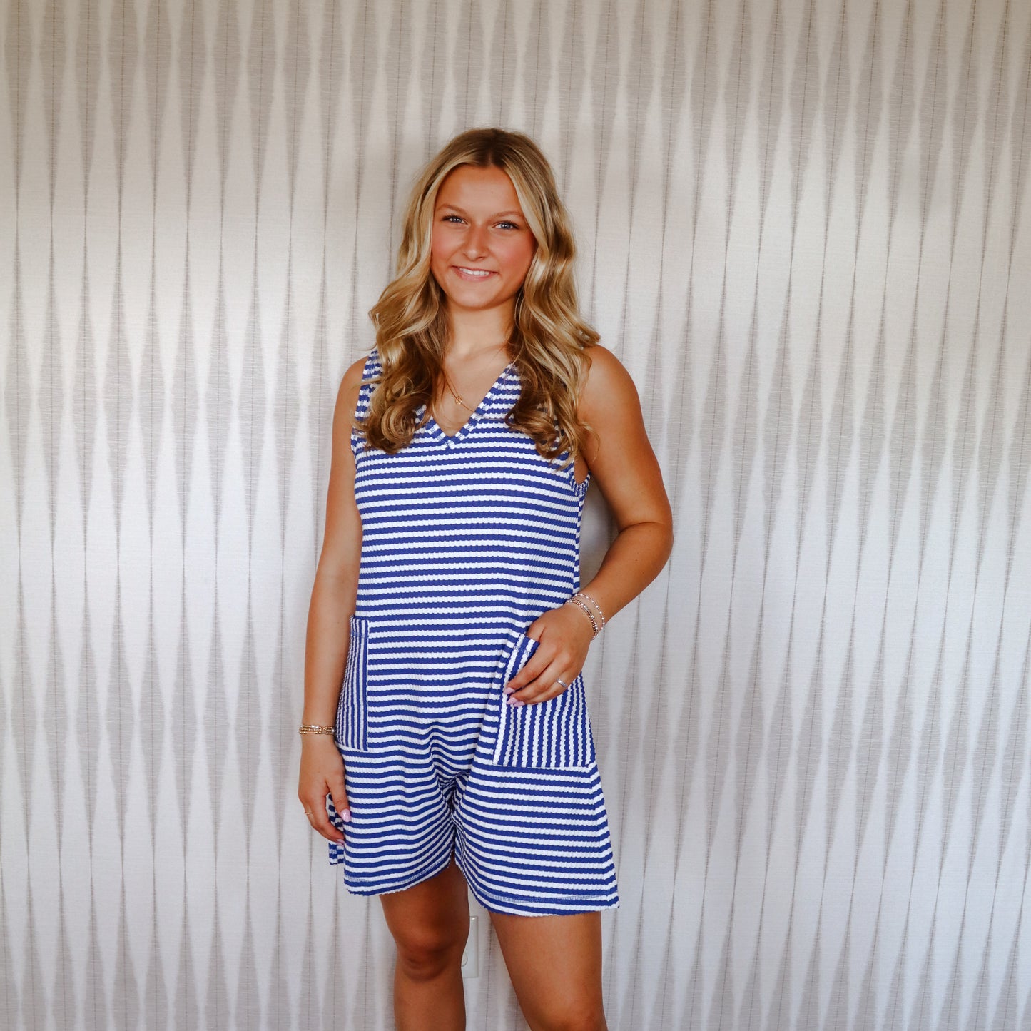 Striped Romper