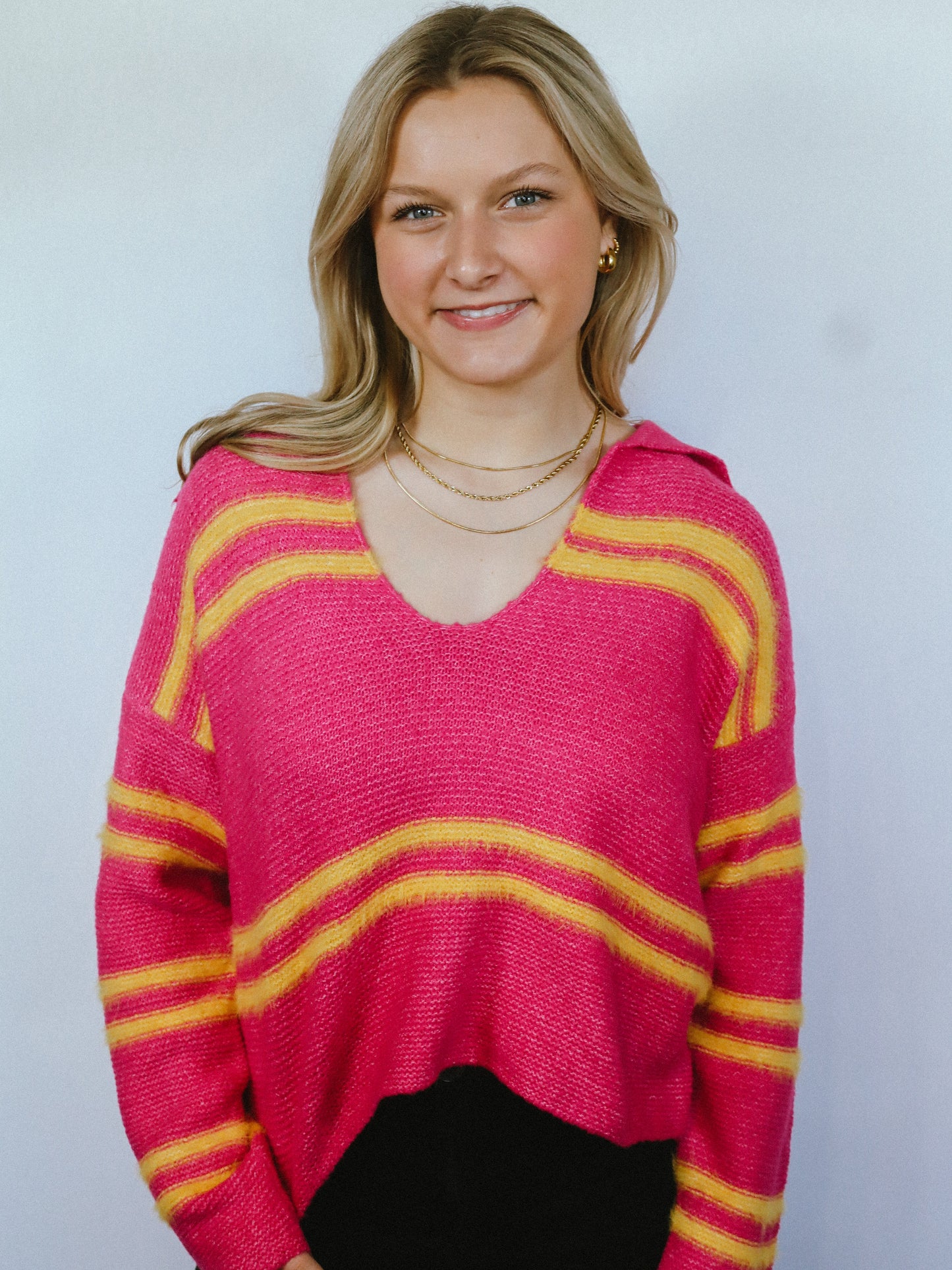 Fuchsia & Lemon Top