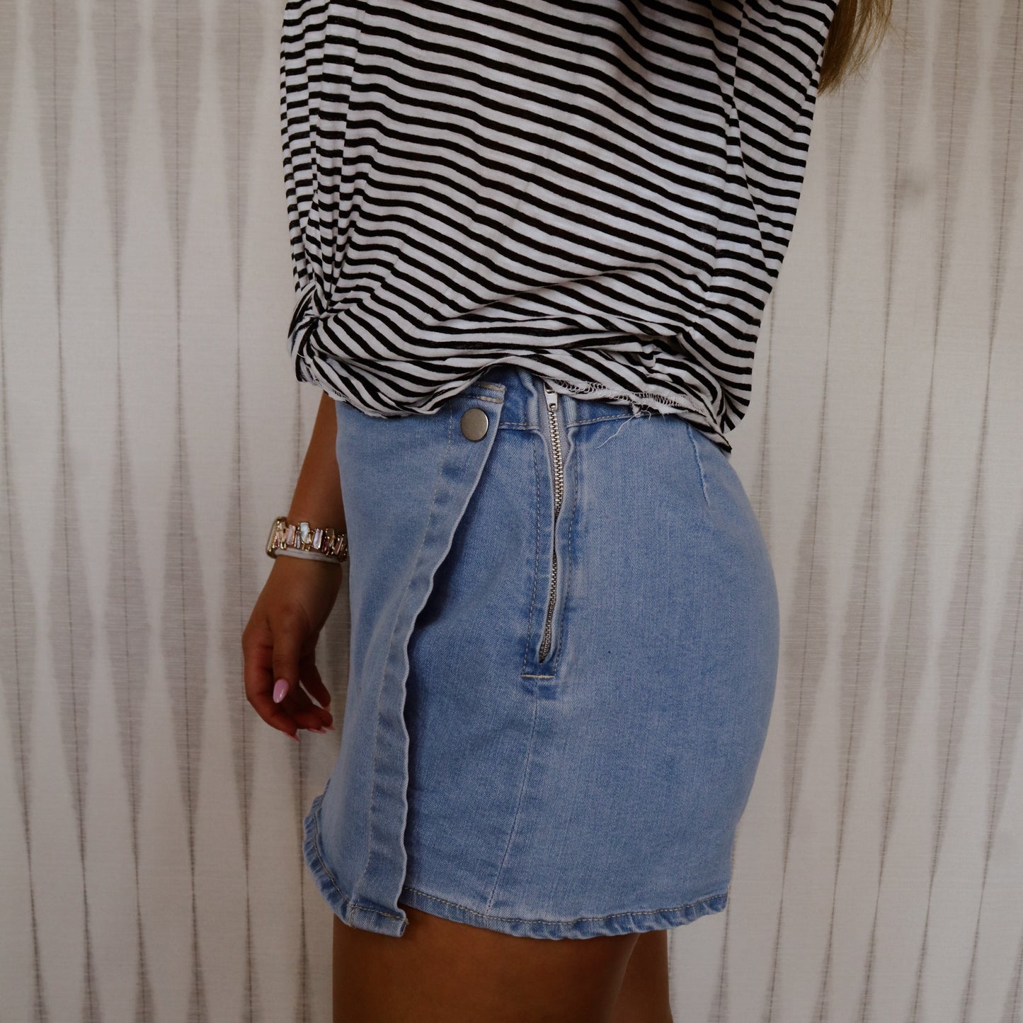 Denim Skort