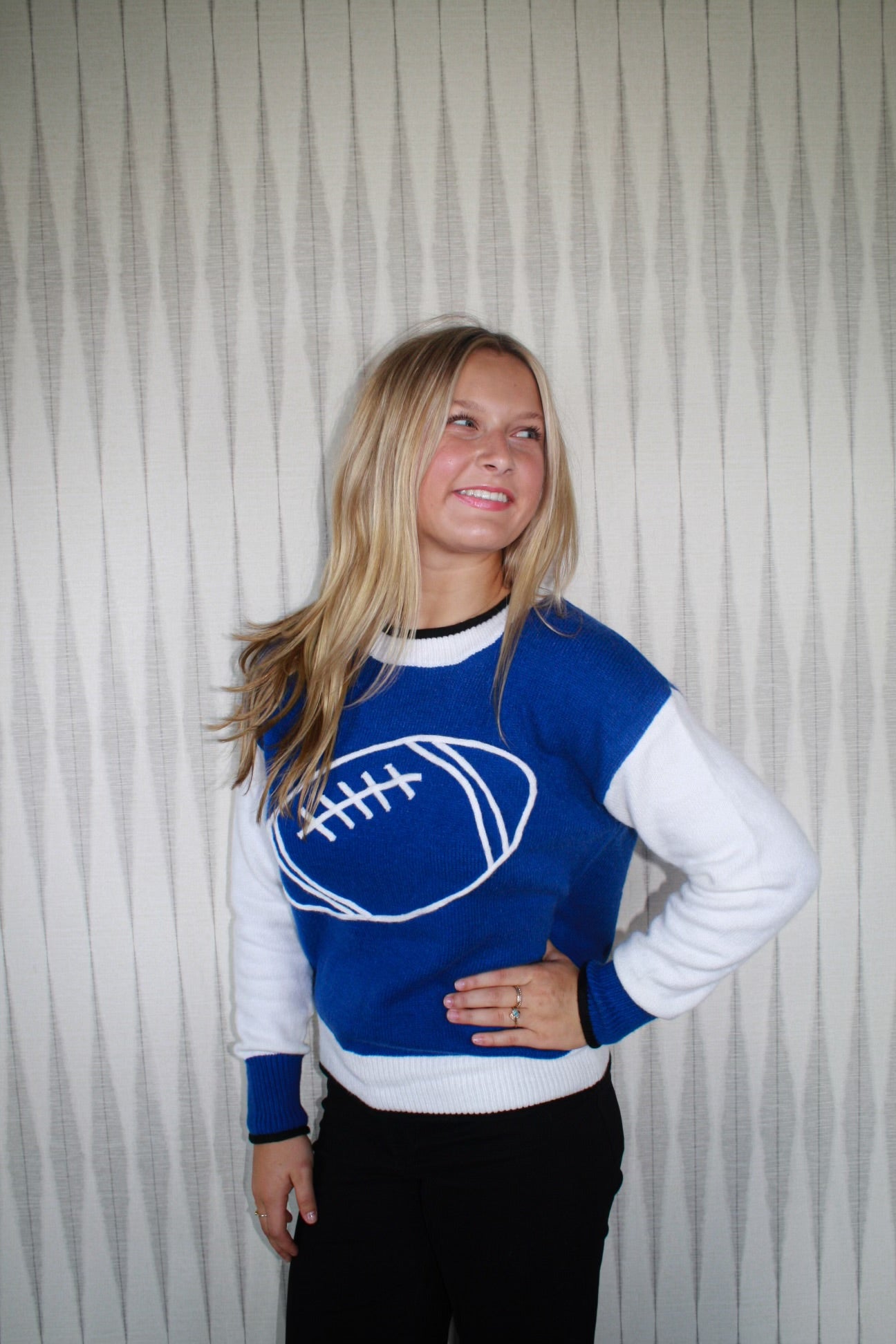 Royal Gameday Sweater