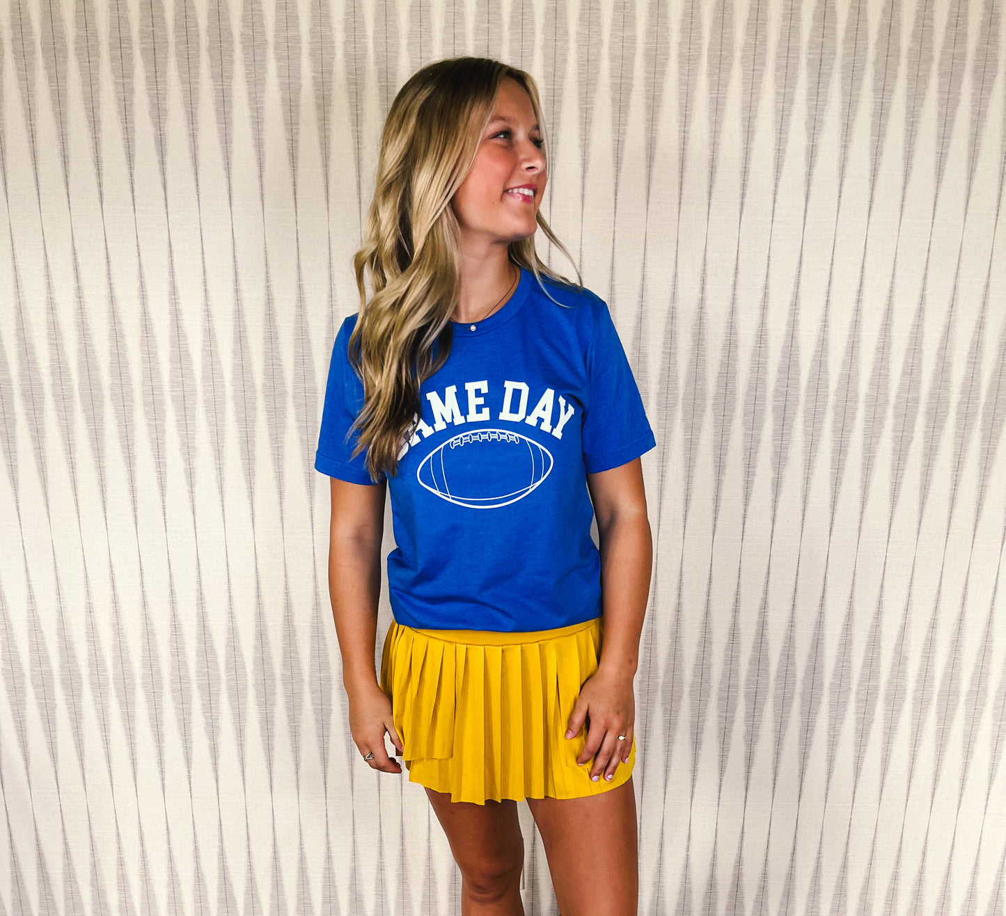 Blue Game Day Tee