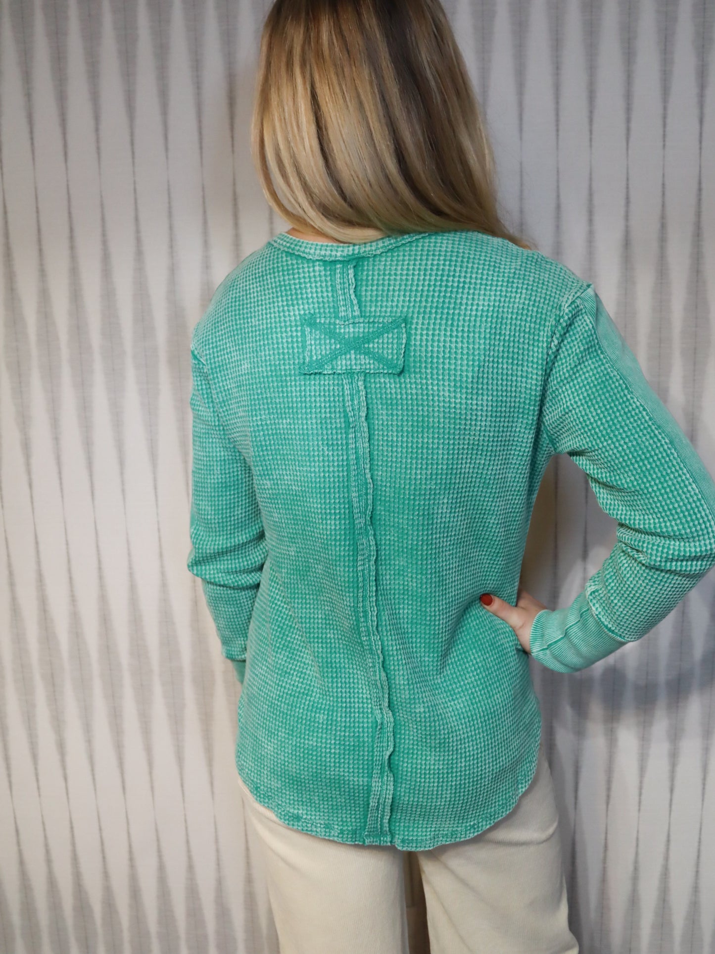 Kelly Green Thermal Top