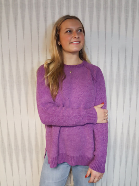 Violet Chenille Sweater