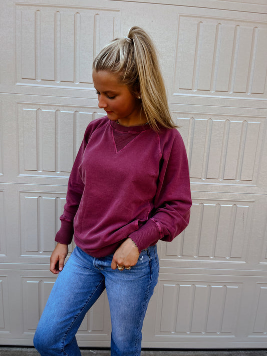Maroon Pullover