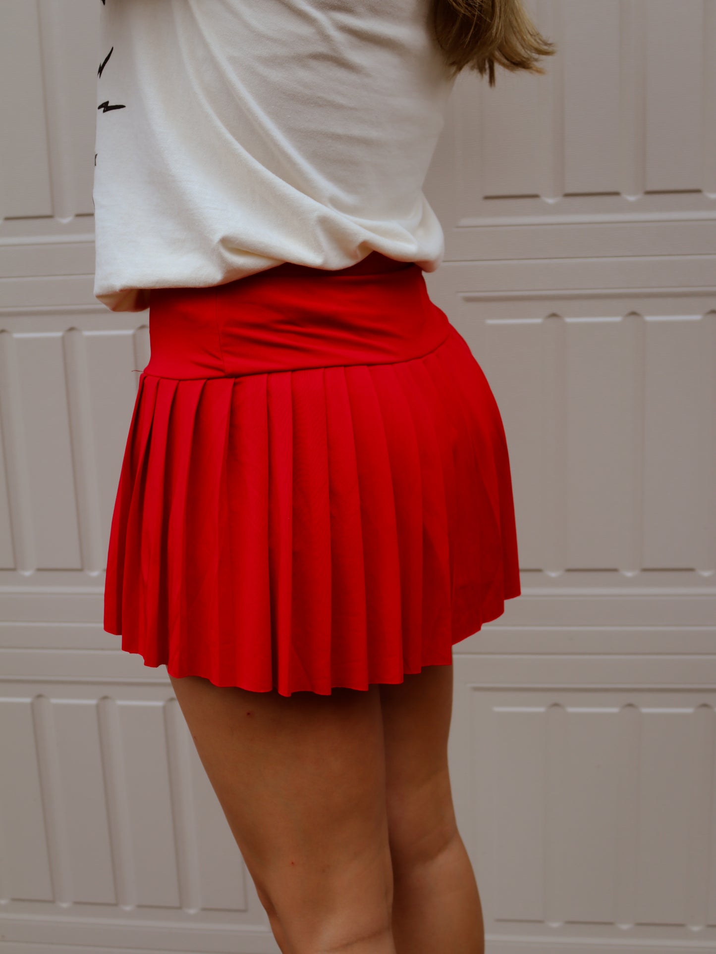 Red Get Your Game On Skort