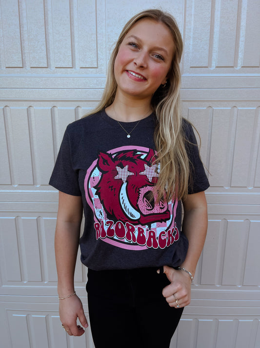 Razorback Preppy Tee