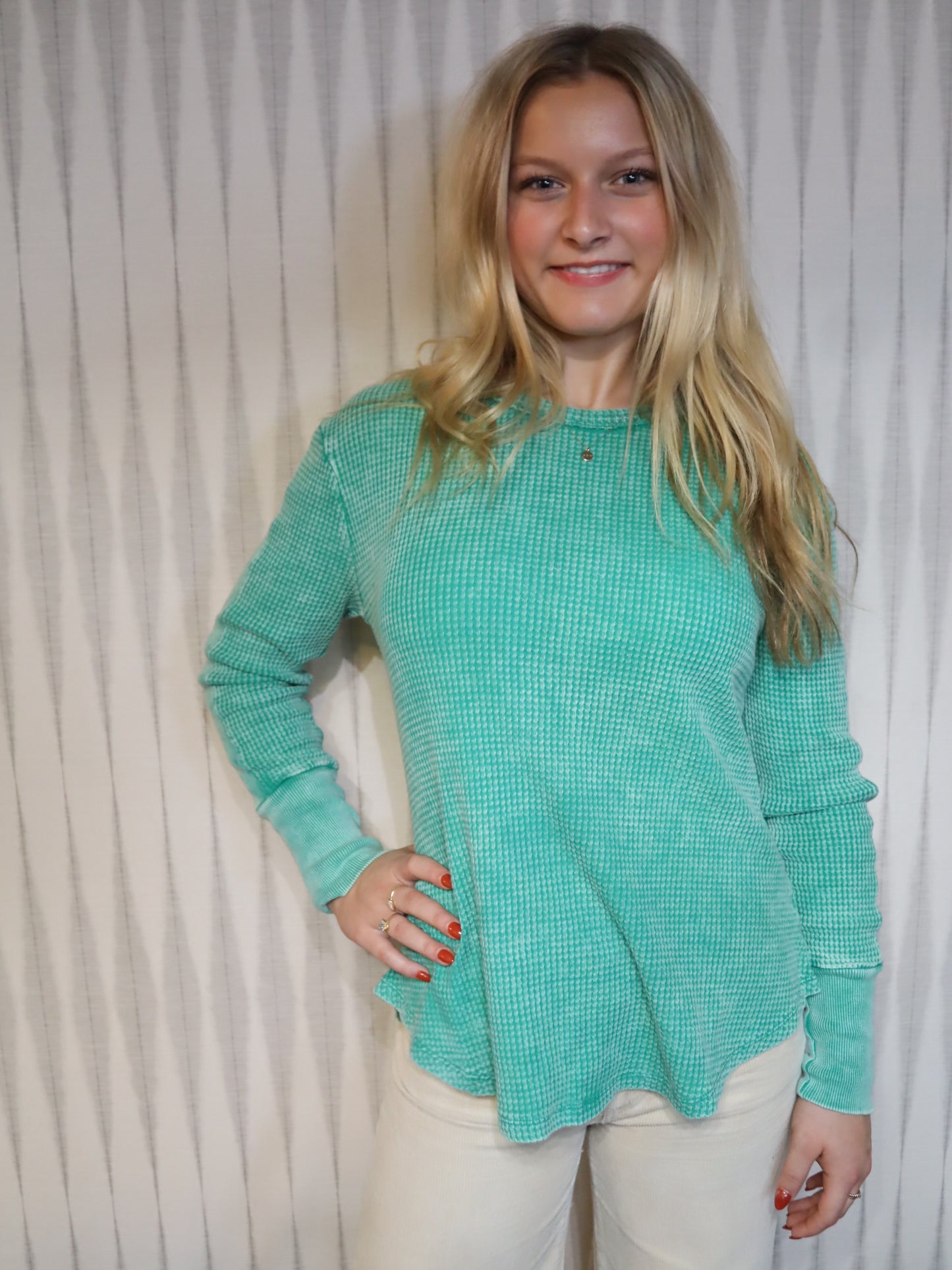 Kelly Green Thermal Top