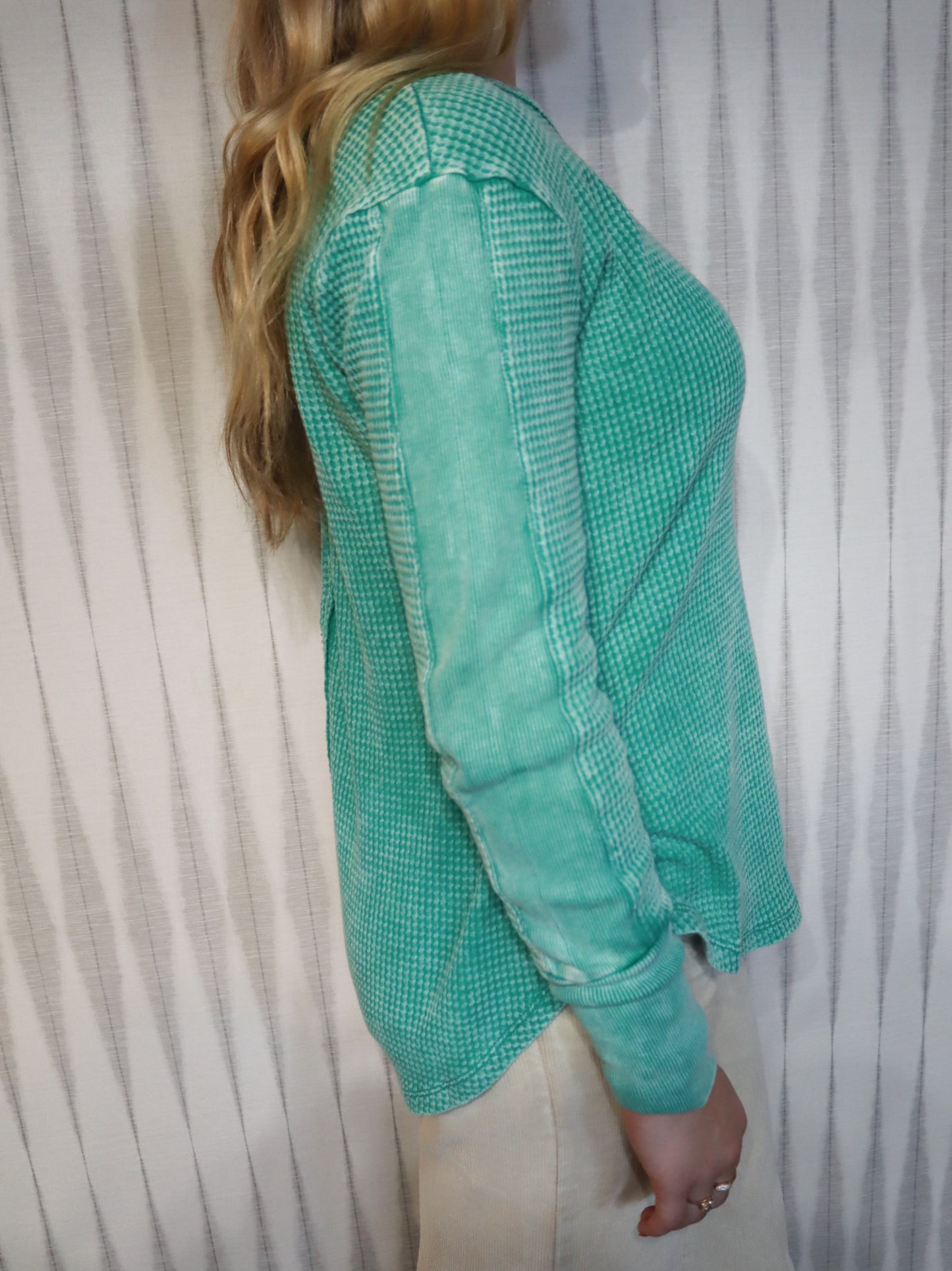 Kelly Green Thermal Top